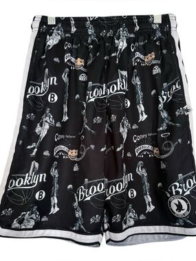 Flow Society Brooklyn Nets Youth Basketball Shorts | Youth L